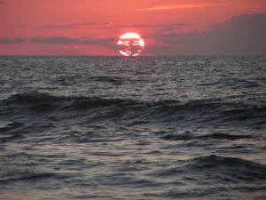 Sunrise, August 7, 2013, one year ago today. Thanks, Dad.